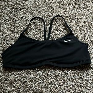 Black Nike sports bra